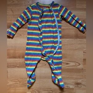 Old Navy Multicolor Striped Kids Footie